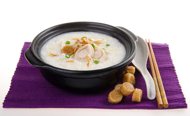 abalone porridge rice gruel