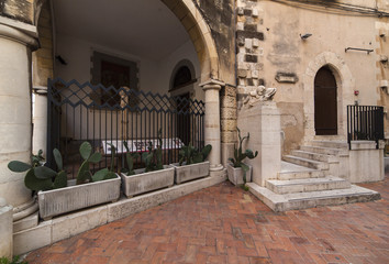 Fontanina della loggetta di Palazzo Greco, ortigia