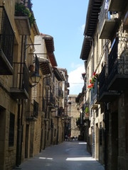 Laguardia, localidad de Álava (Pais Vasco, España) cercana a Vitoria enclavada en la comarca de la Rioja Alavesa