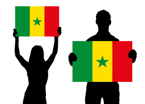 Zwei Fans - Senegal