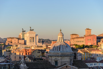 Fototapeta na wymiar Roofs of Rome