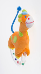 Baby toy on the background