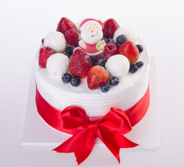 cake, Christmas ice cream cake