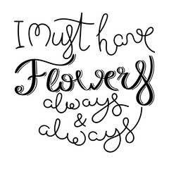 Hand written calligraphy quote motivation for life and happiness. For postcard, poster, prints, cards graphic design.