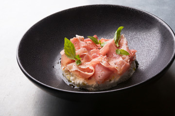 Prosciutto smoked meat