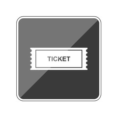 Eintrittskarte - Reflektierender App Button