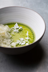 Green ice cream