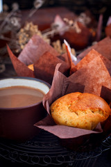 cupcakes and coffee cup