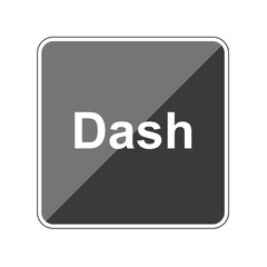 Dash Schrift - Reflektierender App Button