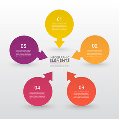 Vector infographic template