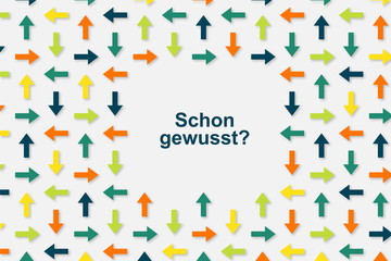 Wallpaper Pfeile - Schon gewusst