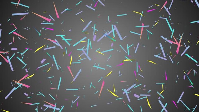 geometrical pattern. strips on a sheet of paper. geometric shapes. Constructivism. The various colors move smoothly in different parts of the screen. business, festive background. confetti. place for