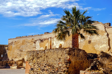 The Castle of Sohail. Fuengirola, Spain. Tourist's attraction in Andalucia. 