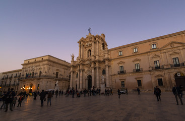 Obraz premium The Cathedral of Syracuse