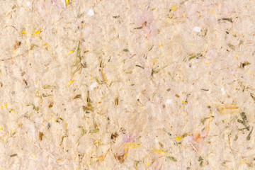 Handmade paper with herbal and floral inclusions