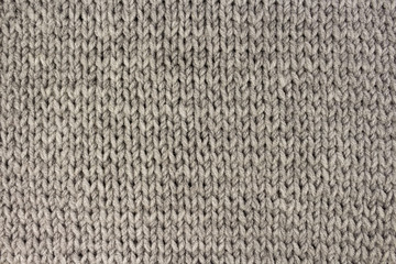 Gray Knitted Fabric Texture
