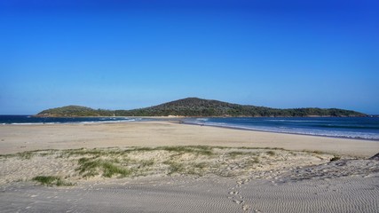 Strand | Küste Nelson Bay, Port Stephens, NSW, Australien
