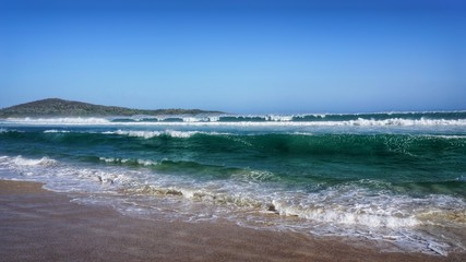 Fototapeta na wymiar Strand | Küste Nelson Bay, Port Stephens, NSW, Australien