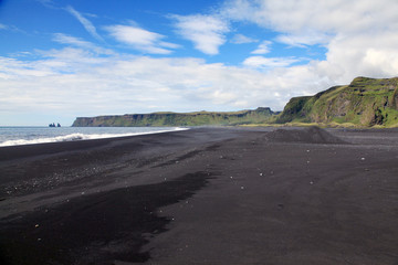 Black beach in Iceland
