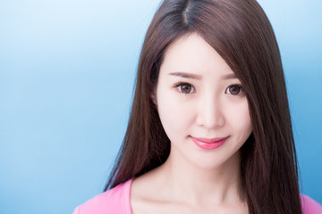 Obraz premium woman smile happily