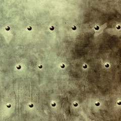 grunge metal plate as background texture