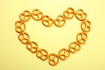 cookie in the shape of a heart