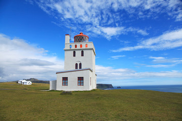 Fototapeta na wymiar Dyrholaey Lighthouse in Iceland