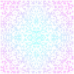 Colorful abstract geometric business background. Digital futuristic minimalism. Vector illustration. Violet, pink and blue geometric shapes random mosaic. Ultraviolet background