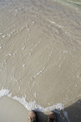 Schuhe am Strand
