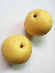 Chinese pears closeup