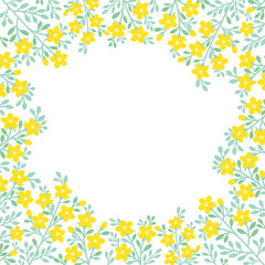 Floral wreath illustration