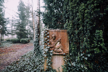 Alter Friedhof in Greifswald im Nebel