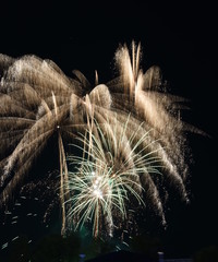 Feuerwerk beim Stadtjubiläum von Eggesin