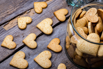 gingerbread in a glass jar