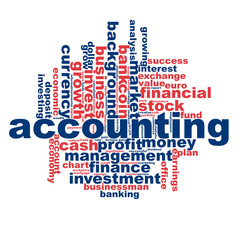 Accounting word cloud