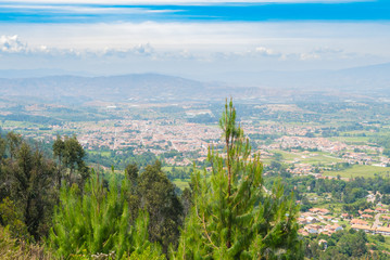 Villa de Leyva Colombia aerial view