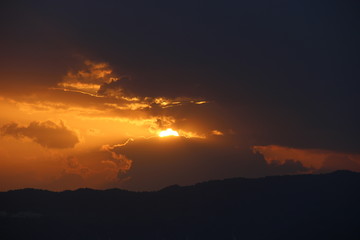 Obraz premium Sunset in Japan