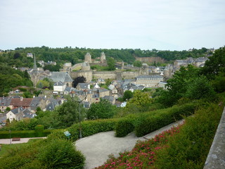 Fototapeta na wymiar Château de Fougères, Bretagne, France