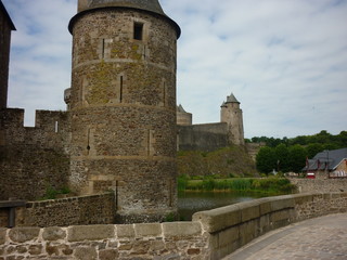 Obraz premium Château de Fougères, Bretagne, France