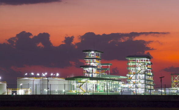 Biodiesel refinery in Thailand.
