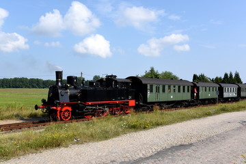 Obraz premium Die Pressnitztalbahn im Linienverkehr zu den Hafftagen