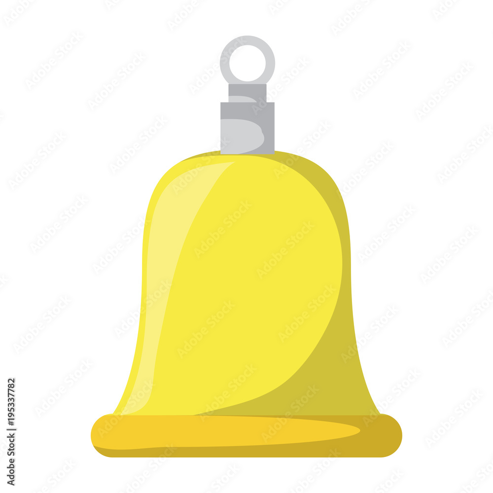 Canvas Prints bell icon over white background, colorful design. vector illustration