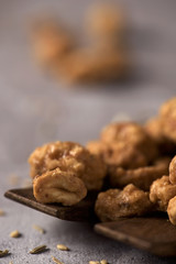 cacahuetes garrapinados, spanish candied peanuts