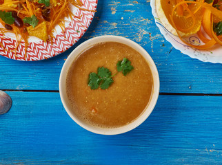 Moroccan Carrot Red Lentil Soup