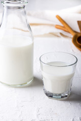 Healthy dairy product. Organic milk