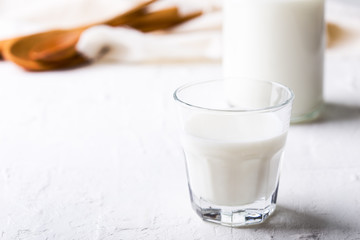 Healthy dairy product. Organic milk
