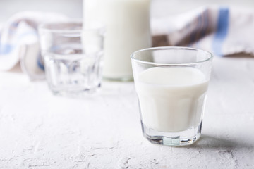 Healthy dairy product. Organic milk