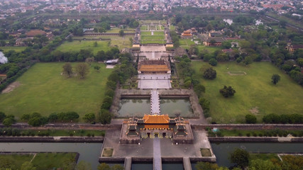 Aerial of Imperial Royal Palace, Hue, Vietnam © Pierre