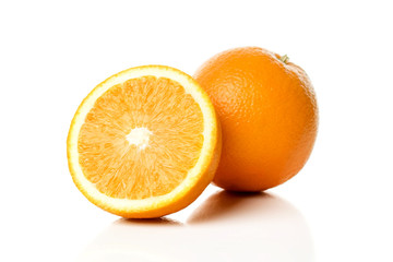 Oranges. Isolate on white background