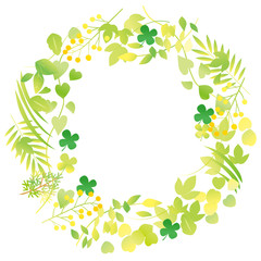 グリーン 球 白